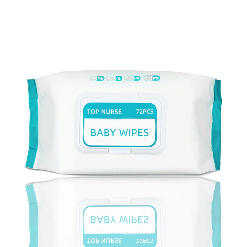 Soft Cloth Paper OEM Baby Wet Tissue Hand Cleaning Wipes